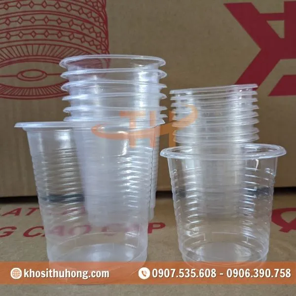 Ly Nhựa PP Sọc - 140ml, 170ml, 220ml, 280ml, 360ml/380ml, 400ml, 450ml, 500ml, 700ml