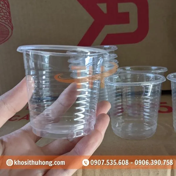 Ly Nhựa PP Sọc - 140ml, 170ml, 220ml, 280ml, 360ml/380ml, 400ml, 450ml, 500ml, 700ml