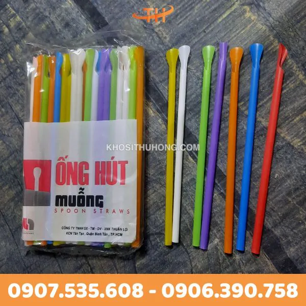 Ống hút đầu muỗng
