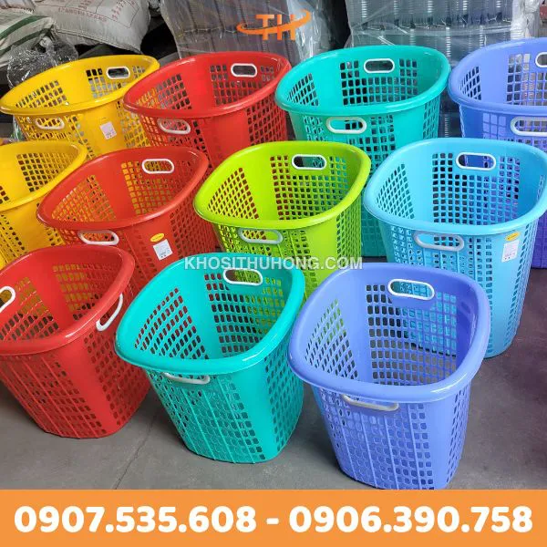 Sọt Nhựa Vuông Size Nhỏ, Vừa, Lớn