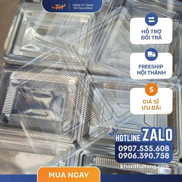 Hộp Nhựa Đồng Tiền 1kg