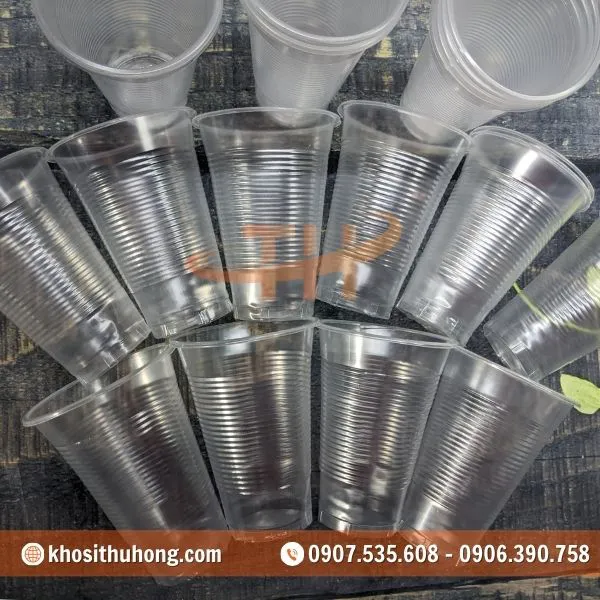 Ly Nhựa PP Sọc - 140ml, 170ml, 220ml, 280ml, 360ml/380ml, 400ml, 450ml, 500ml, 700ml