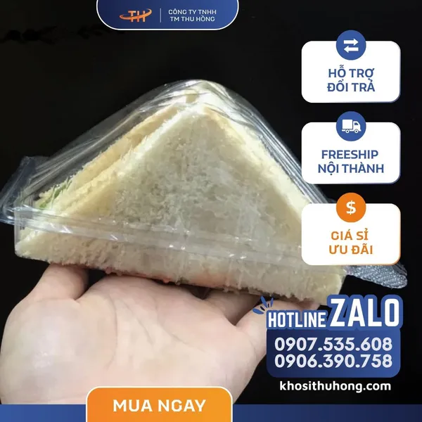 Hộp Nhựa PET Tam Giác H133