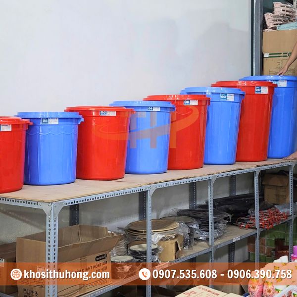 Thùng có nhiều dung tích đa dạng Thùng có nhiều dung tích đa dạng