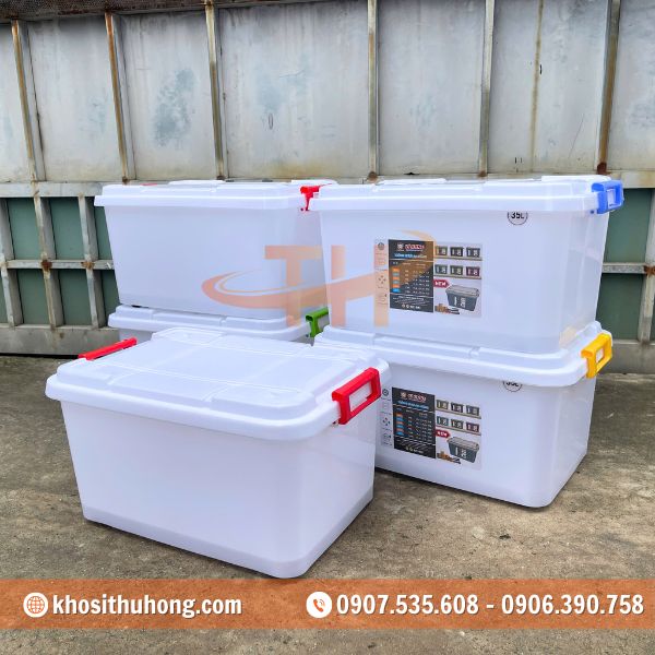 Thùng nhựa đa năng được sản xuất từ nhựa PP chịu lực tốt Thùng nhựa đa năng được sản xuất từ nhựa PP chịu lực tốt