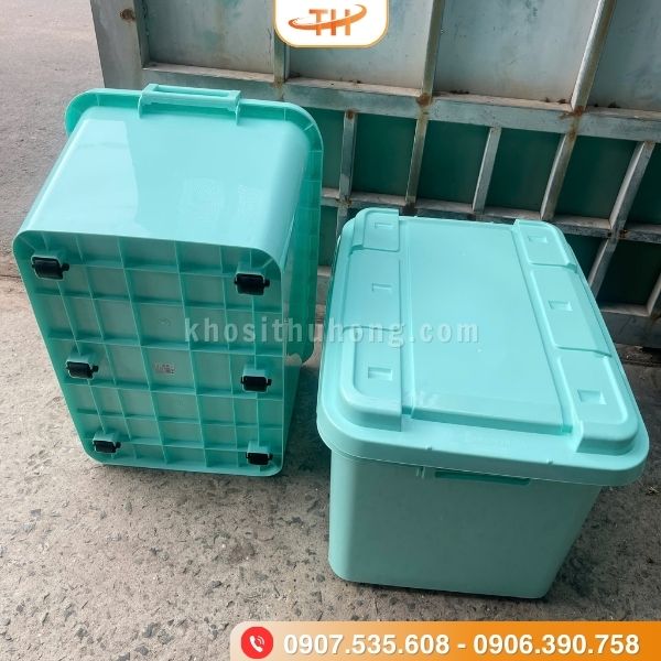 Thùng nhựa đa năng với bánh xe dễ dàng di chuyển Thùng nhựa đa năng với bánh xe dễ dàng di chuyển
