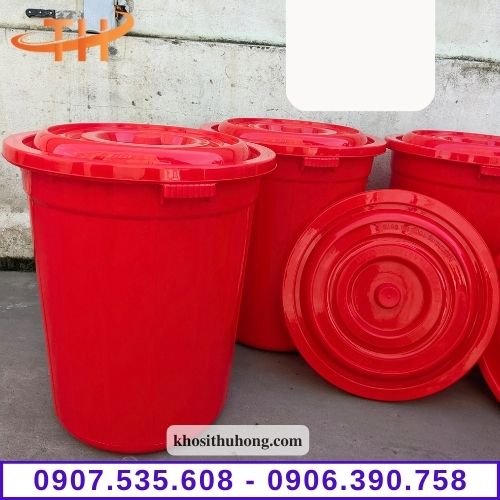 Thùng nhựa tròn 160L