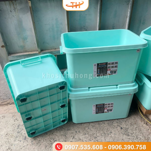 Thùng nhựa với nhiều ứng dụng đa năng, dễ sử dụng Thùng nhựa với nhiều ứng dụng đa năng, dễ sử dụng