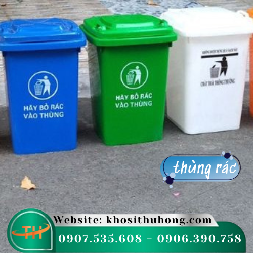 Thùng đựng rác có nắp ngăn mùi