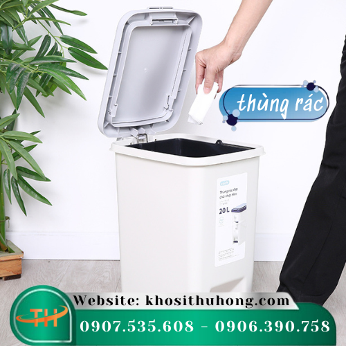 ảnh: minh hoạ bỏ rác vào thùng