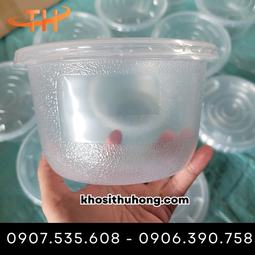 Hộp nhựa 1000ml có độ sần chống trơn