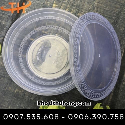 Tô nhựa có nắp đậy 1000ml