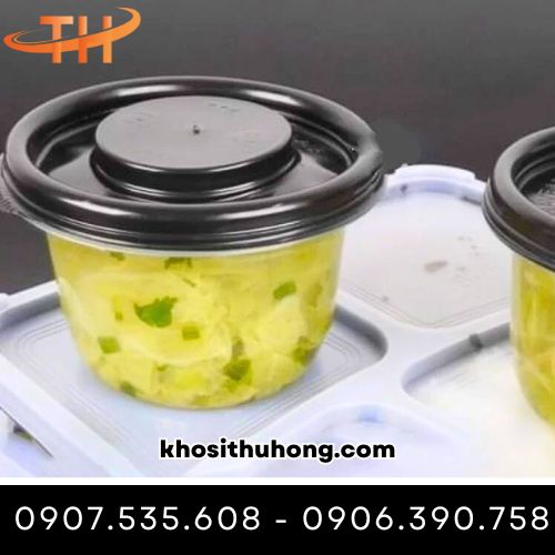 Tô nhựa nắp đen