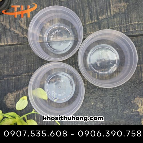Tô nhựa đựng cháo dinh dưỡng