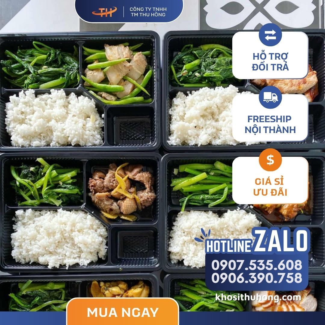 Ứng dụng của hộp nhựa HT25 4 ngăn Ứng dụng của hộp nhựa HT25 4 ngăn