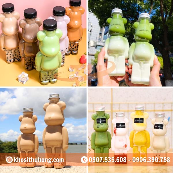 Ứng dụng rộng rãi trong kinh doanh và đời sống của chai hình gấu BearBrick Ứng dụng rộng rãi trong kinh doanh và đời sống của chai hình gấu BearBrick