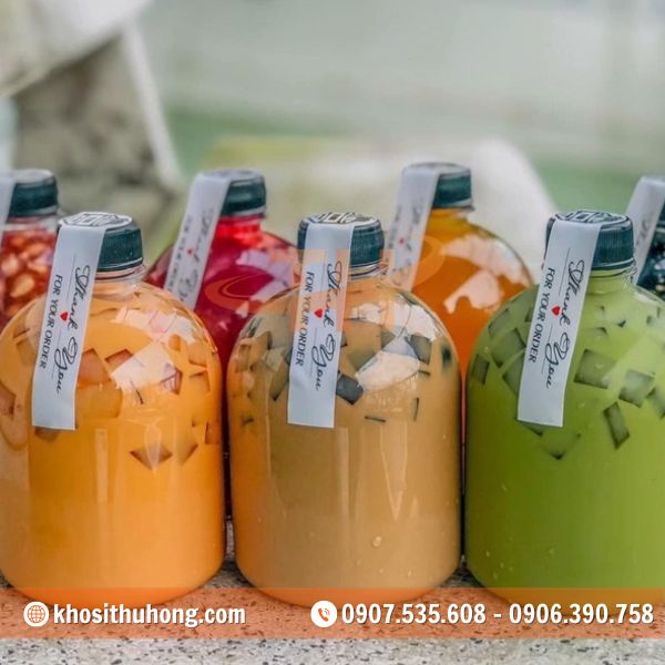 Ứng dụng thực tế của chai nhựa tròn lùn 500ml Ứng dụng thực tế của chai nhựa tròn lùn 500ml