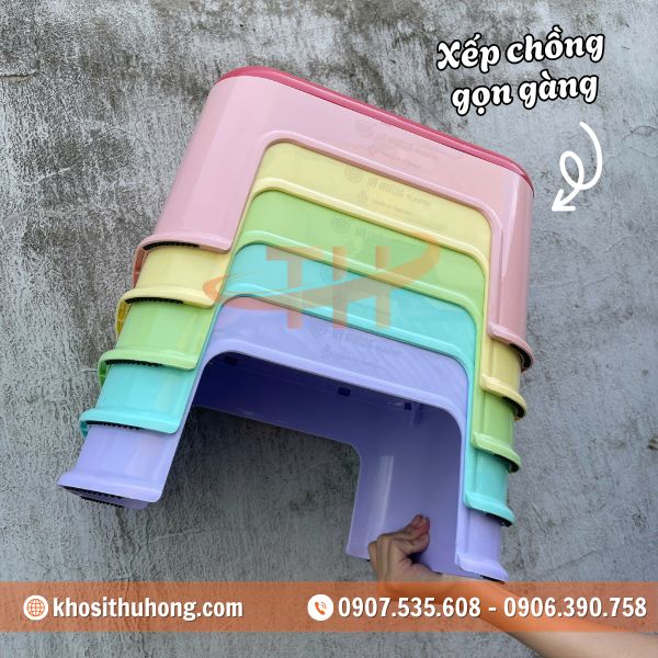 Xếp chồng gọn gàng giúp tiết kiệm diện tích Xếp chồng gọn gàng giúp tiết kiệm diện tích