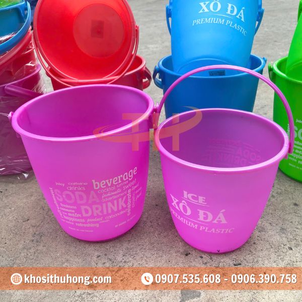 Xô đựng đá cao cấp chịu lực với nhựa chắc Xô đựng đá cao cấp chịu lực với nhựa chắc