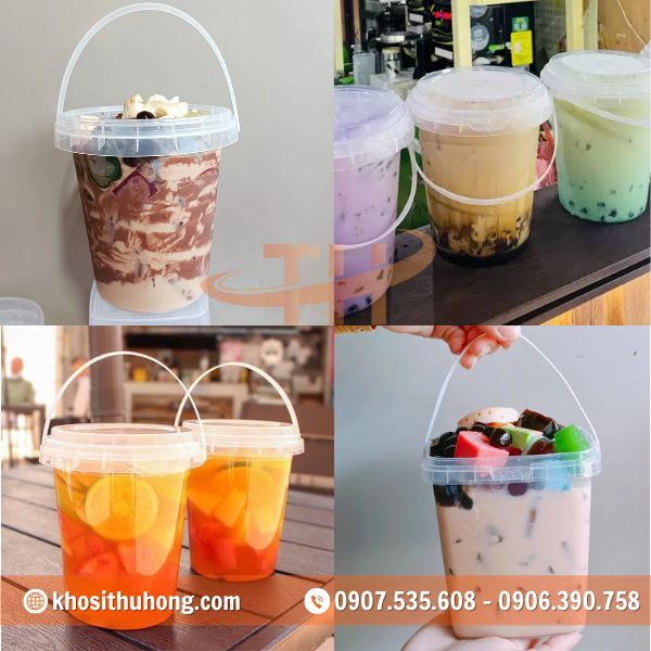Xô nhựa đựng trà sữa tạo nên điểm nhấn riêng cho thương hiệu Xô nhựa đựng trà sữa tạo nên điểm nhấn riêng cho thương hiệu
