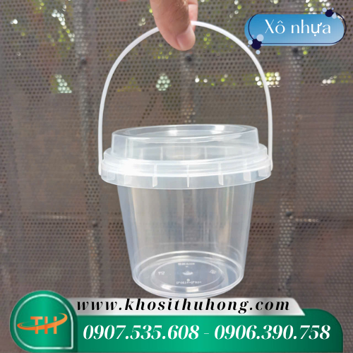 Xô nhựa đa năng có quai xách