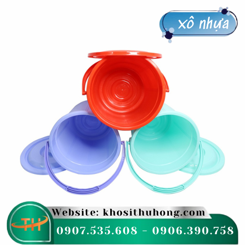 Xô nhựa đa dạng màu sắc