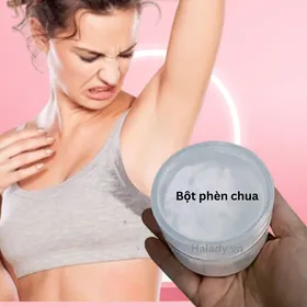 Bột Phèn Chua Chưng Cất Khử Mùi Hôi Nách Hôi Chân Hiệu Quả - hộp 100 g