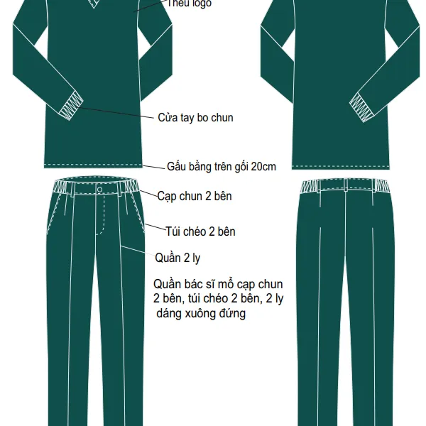 Đồng phục xét nghiệm viên
