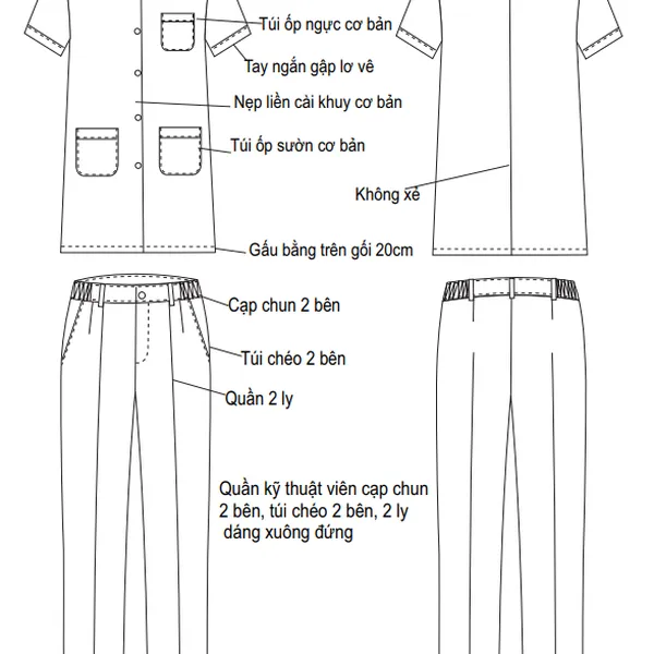 Đồng phục kỹ thuật viên