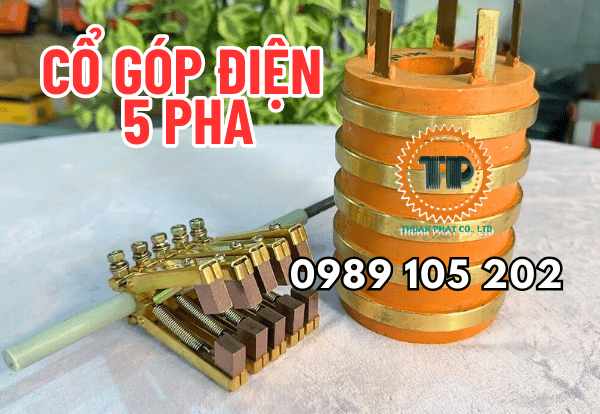Cổ góp điện 5 pha 40x95x130 Cổ góp điện 5 pha 40x95x130