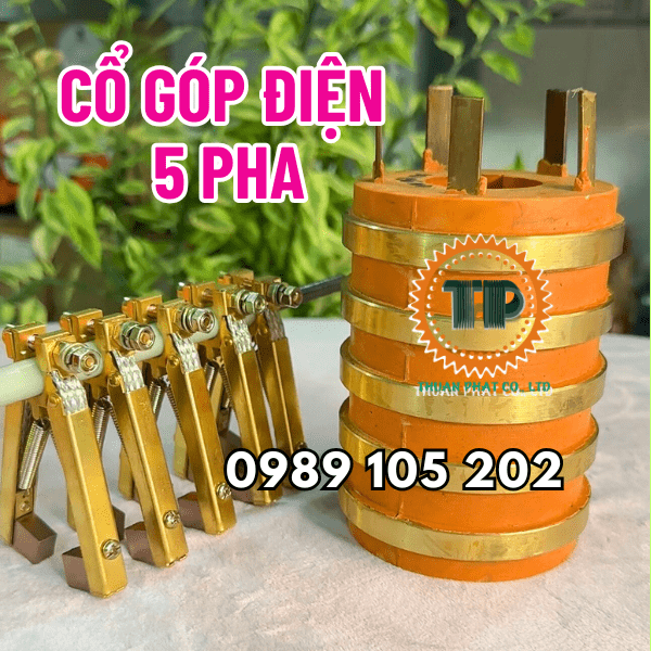Cổ góp điện 5 pha 40x95x130 Cổ góp điện 5 pha 40x95x130