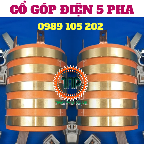 Cổ góp điện 5 pha Cổ góp điện 5 pha