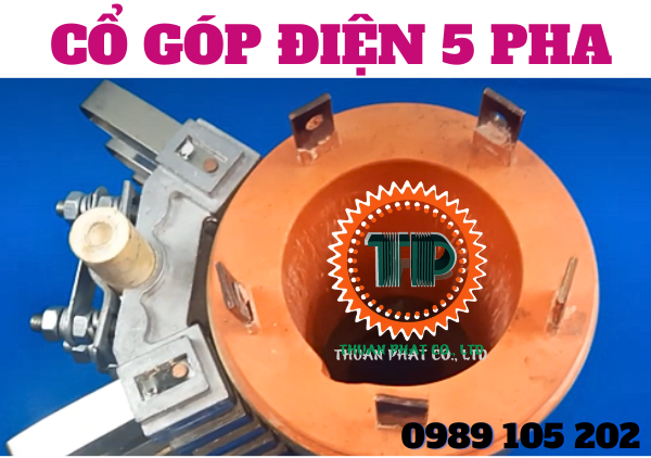 Cổ góp điện 5 pha Cổ góp điện 5 pha