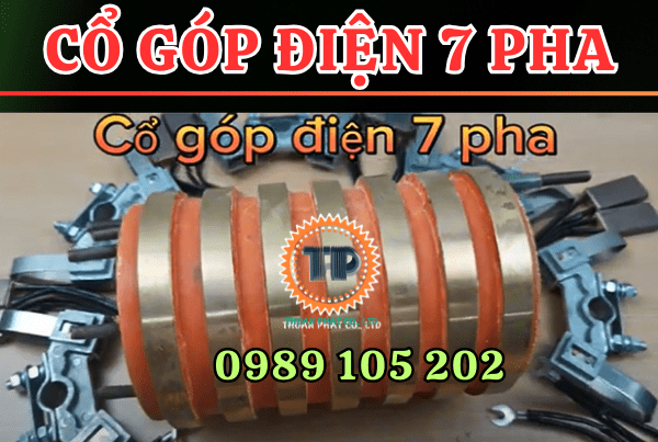 Bộ cổ góp điện 7 vành Bộ cổ góp điện 7 vành