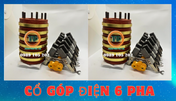 Cổ góp điện 6 pha Thủ Đức, Tp.HCM Cổ góp điện 6 pha Thủ Đức, Tp.HCM