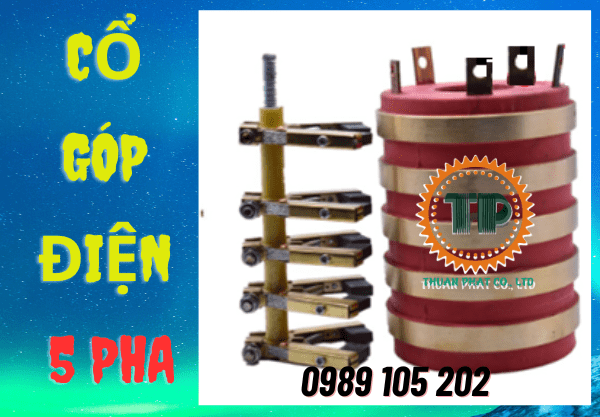 Cổ góp điện 5 pha Cổ góp điện 5 pha