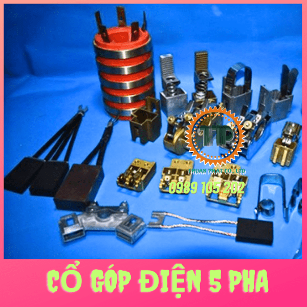 Cổ góp điện 5 pha Cổ góp điện 5 pha