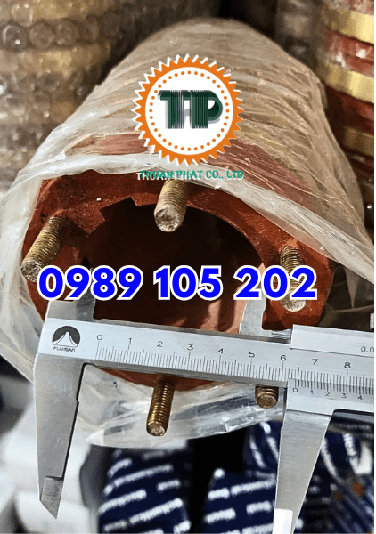 Cổ góp điện 6 vành trục 65mm Cổ góp điện 6 vành trục 65mm