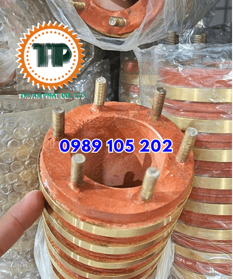 Cổ góp điện 6 vành trục 65mm Cổ góp điện 6 vành trục 65mm