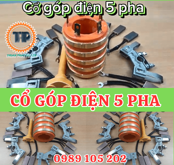 Cổ góp điện 5 cực dùng làm gì? Cổ góp điện 5 cực dùng làm gì?