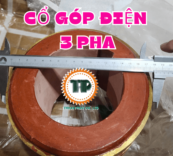Cổ góp điện 3 pha kích thước 110x180x130 mm Cổ góp điện 3 pha kích thước 110x180x130 mm