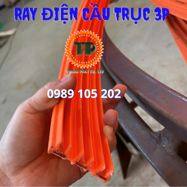 Ray điện cầu trục 3P50A Ray điện cầu trục 3P50A