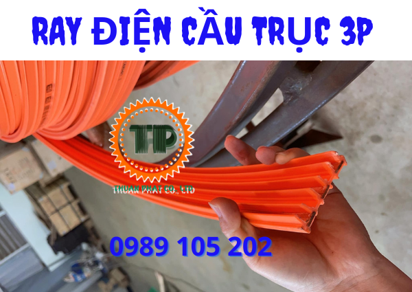 Ray điện cầu trục 3P50A Ray điện cầu trục 3P50A