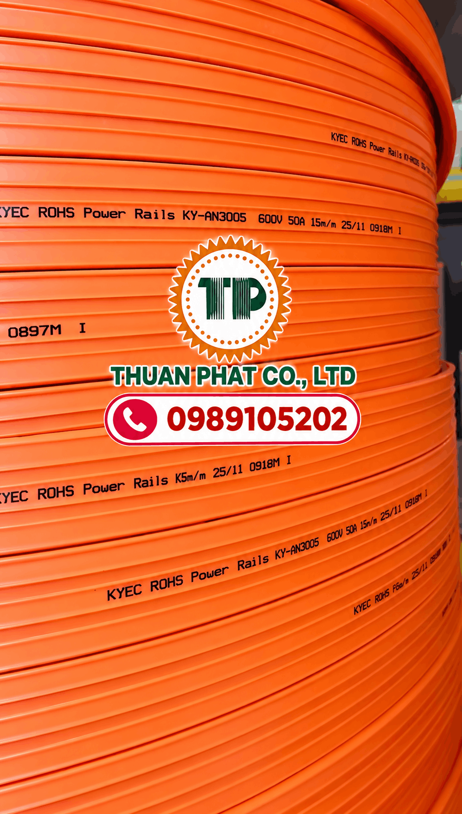 Ray điện an toàn 3P 50A – Giải pháp cấp điện cho cầu trục Ray điện an toàn 3P 50A – Giải pháp cấp điện cho cầu trục