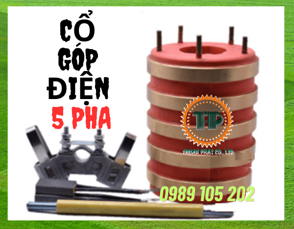 Cổ góp điện 5 pha cốt 60 Cổ góp điện 5 pha cốt 60