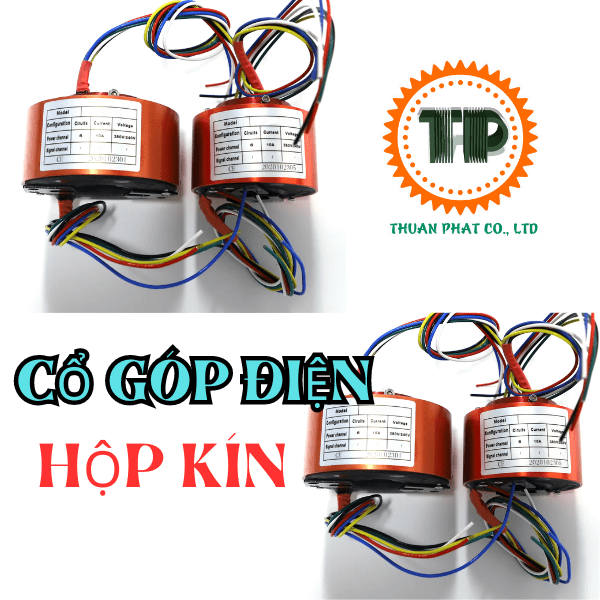 Cổ góp điện hộp kín Cổ góp điện hộp kín