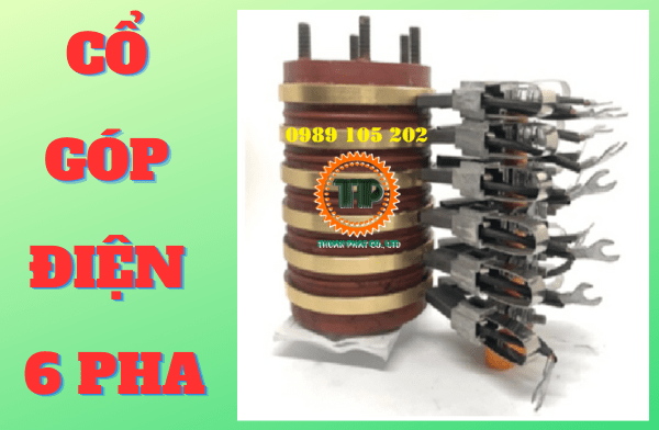 Cổ góp điện 6 pha Cổ góp điện 6 pha