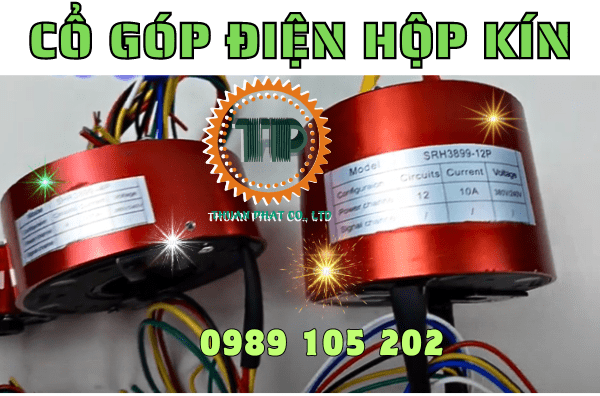 Cổ góp điện 8 pha hộp kín Cổ góp điện 8 pha hộp kín