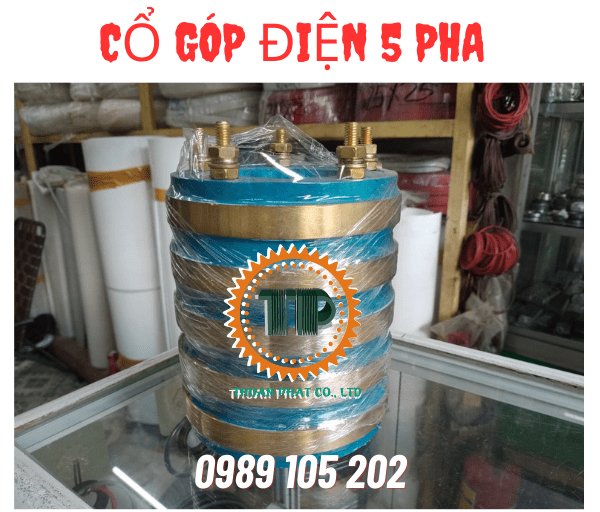Cổ góp điện 5 pha Cổ góp điện 5 pha