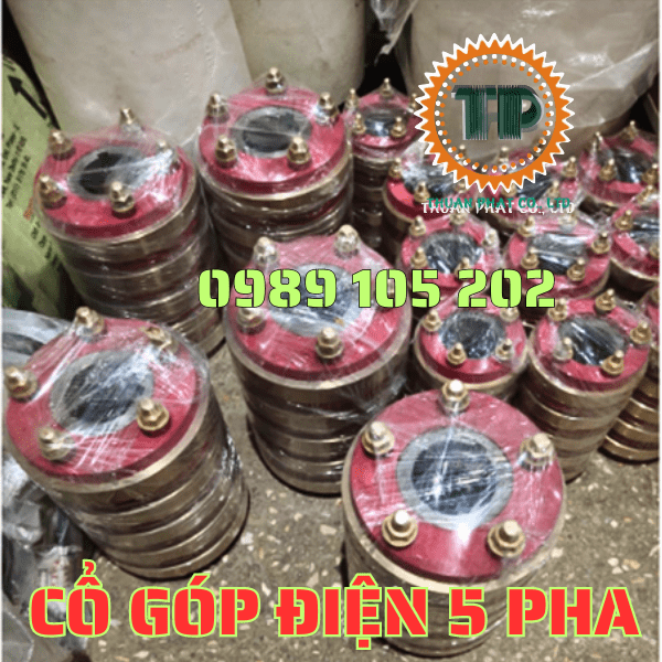 Cổ góp điện 5 pha, cổ góp điện 6 pha Cổ góp điện 5 pha, cổ góp điện 6 pha